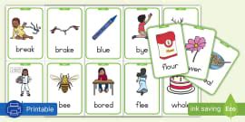 Homophones with Pictures and Sentences | Matching Cards