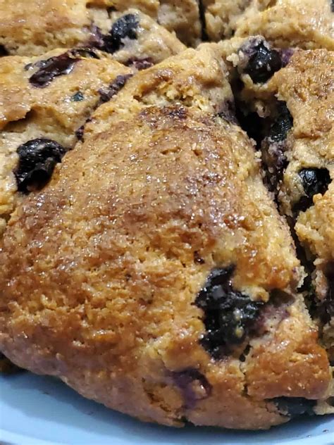 Easy Whole Wheat Blueberry Scones - Cup of Yum