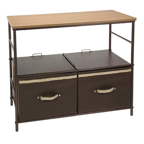 Joel 4-Drawer Storage Chest, Brown