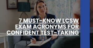 Image result for LCSW Exam Test Acronyms