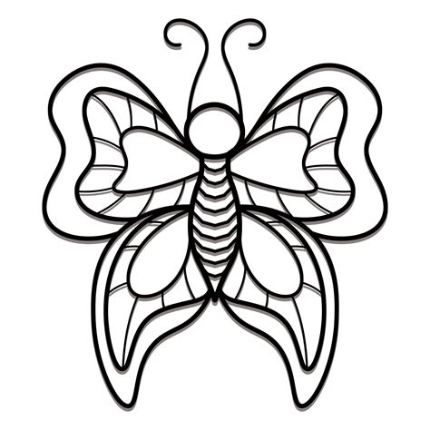 Butterfly Drawing Outline