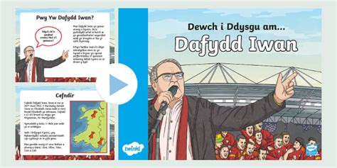 Pwêrbwynt Dafydd Iwan (teacher made) - Twinkl