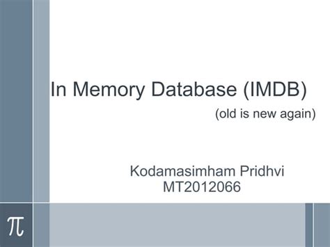 Image result for In Memory Database Examples