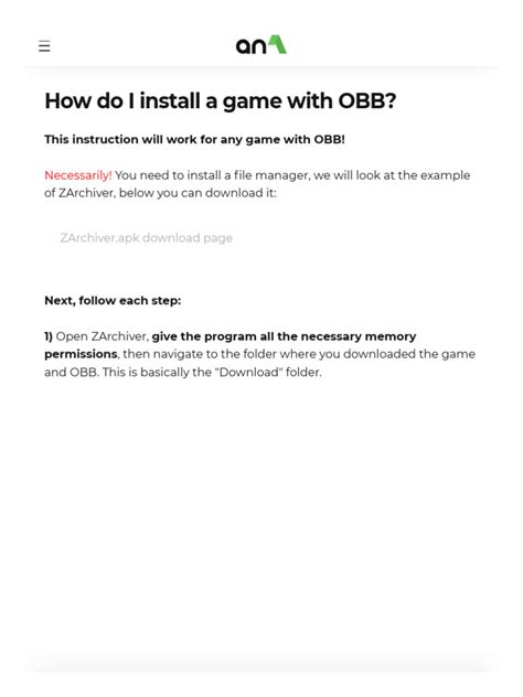 Image result for Open OBB File Tutorial