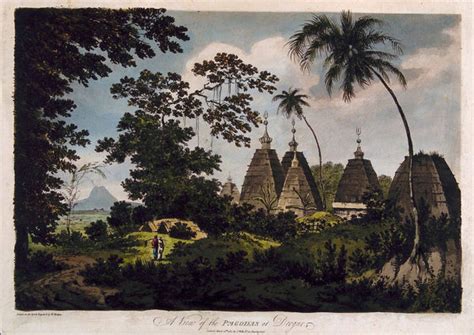 Pagodas at Deogar - William Hodges c 1787 - Vintage Orientalist ...