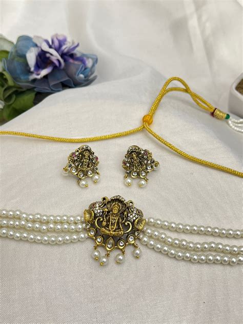 Victorian pearl choker 120 - Mahilas