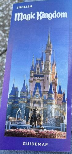 NEW 2023 magic kingdom Disney world guidemap Map | Ubuy India