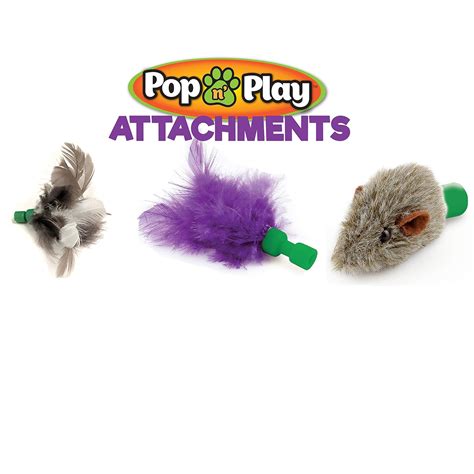 Buy Allstar Innovations Use with The Pop N Play; 3 Replacement Cat Toy ...