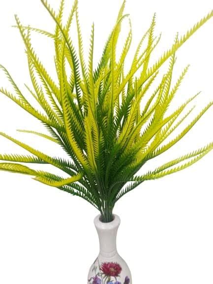 Buy DN Enterprises Artificial Bonsai Green Leaf Bunch Stick for ...