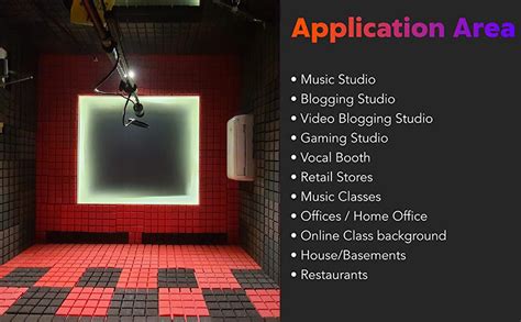 MMT Acoustix® 18pc | 10x Effect Turbo Acoustic Foam 50 density 1x1ft 2 ...