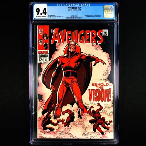 AVENGERS #57 🔥 1st appearance the VISION & 2nd Ultron 🔥 CGC 9.4 (1968 ...