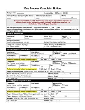 Image result for Employee Due Process Form