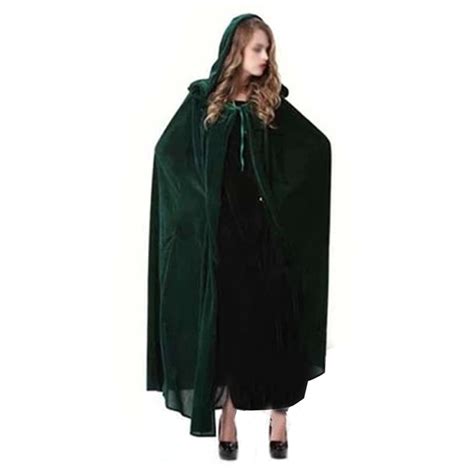 Buy Halloween Witch Cloak Wizard Hooded Robe Cloak Cosplay Masquerade ...