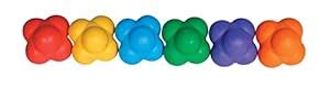 Sportime Rubber React-2-Ball with Erratic Bounce - Set of 6 - Multiple ...