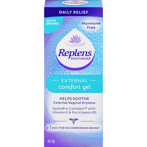 Replens External Comfort Gel with HydraPro Complex, Vitamin E & Pro ...