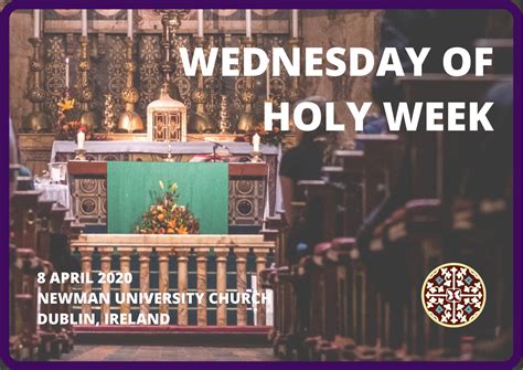 Wednesday of Holy Week