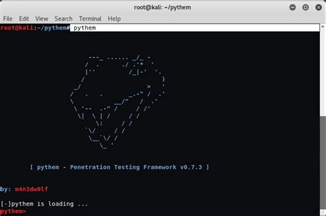 Pythem - Multi-Purpose Pentest Framework 2017 - Yeah Hub