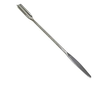 A2Z-DE009 Stainless Steel Double Ended Micro Lab Spatula Sampler, Semi ...