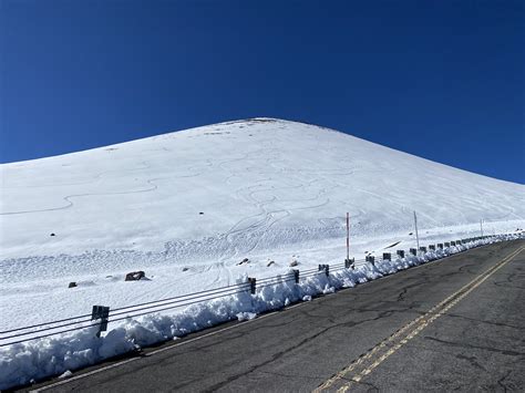 Snowfall On Mauna Kea