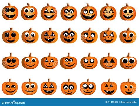 Happy Pumpkin Faces - Sample Template
