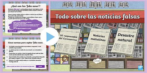 Presentación: ¿Qué son las 'fake news'? (teacher made)