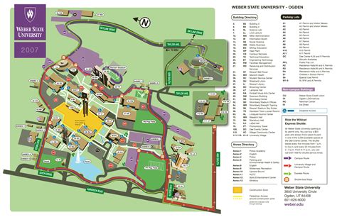 Weber State University Map - Ogden Utah • mappery