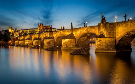 4K, Czech Republic, Prague, Bridges, Rivers, Charles Bridge, HD ...