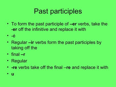 Passé composé revision | PPT