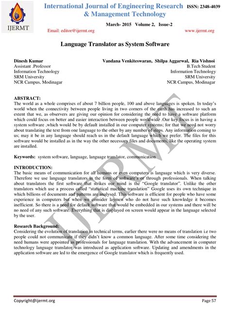 Image result for Language Translator in Computer System