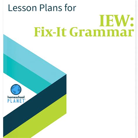 Homeschool Planet Online Lesson Plans for IEW Fix It! Grammar