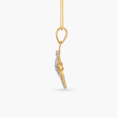 Om Ganesh Diamond Pendant