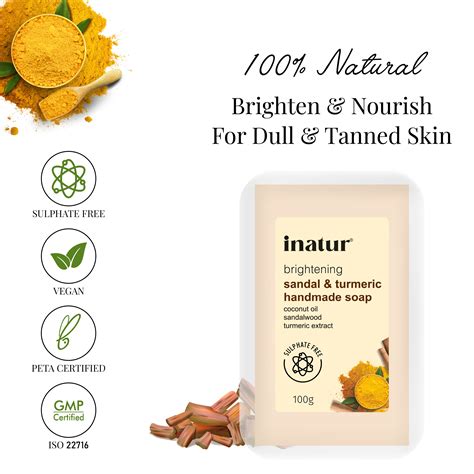 Sandal and Turmeric Soap - Inatur