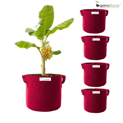 Geo Fabric 18×18 Big Size Grow Bag For Home Gardening Suitable For Fru