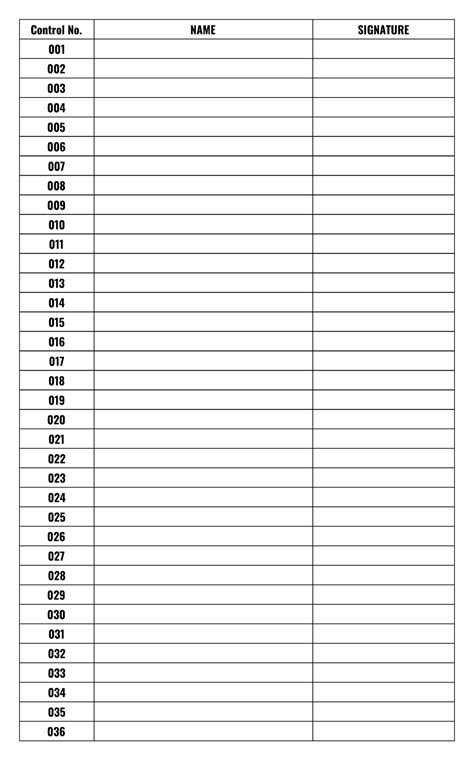 Image result for Control Number Format