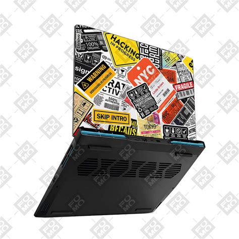 Tech Aesthetic Sticker Collage Lenovo IdeaPad Gaming 3 15ARH7 and 15IA