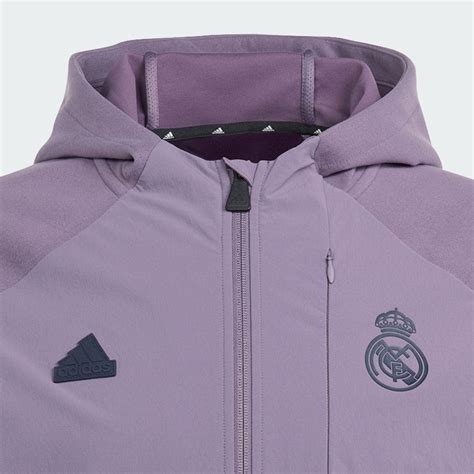 adidas REAL MADRID DESIGNED FOR GAMEDAY FULL-ZIP HOODIE - Niky's Sports