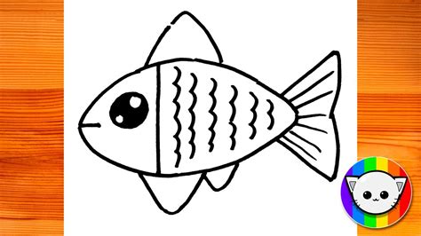 Image result for Very Simple Fish Drawing