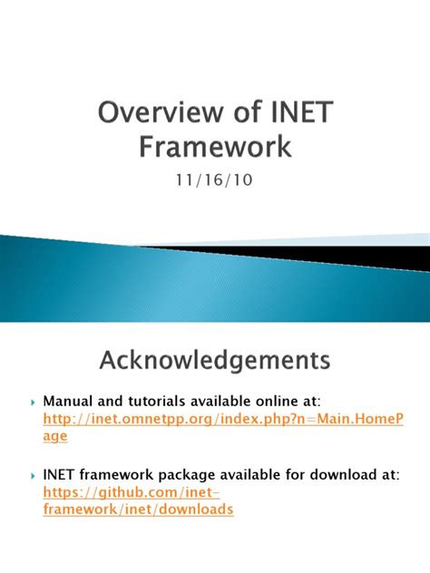 Image result for Inet Framework