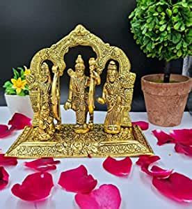 Buy Anshika International Metal Ram Darbar Statue Showpiece Set for ...