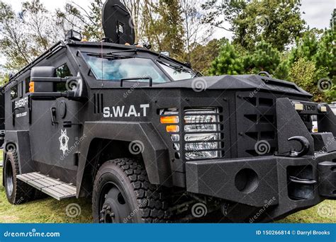 SWAT Truck on Display editorial stock image. Image of forces - 150266814