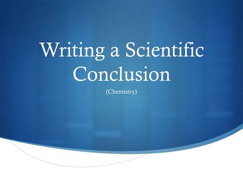 Image result for Science Conclusion Examples