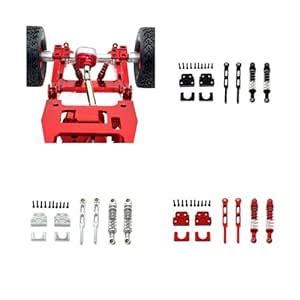 ZOOMELLA RC Rear Shock Absorber Set 1:12 Scale Mounting Hardware for ...
