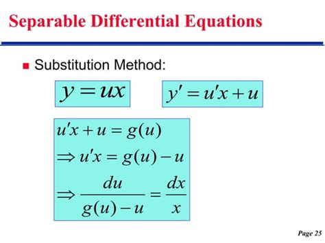 Differential Equations Method First Order 的图像结果