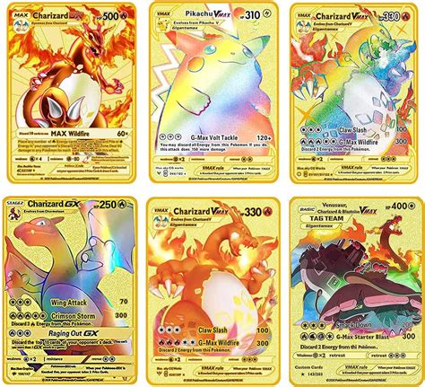 Buy Summer Sun 6 Charizard Cards Vmax - Cards Deck Included - Rare ...