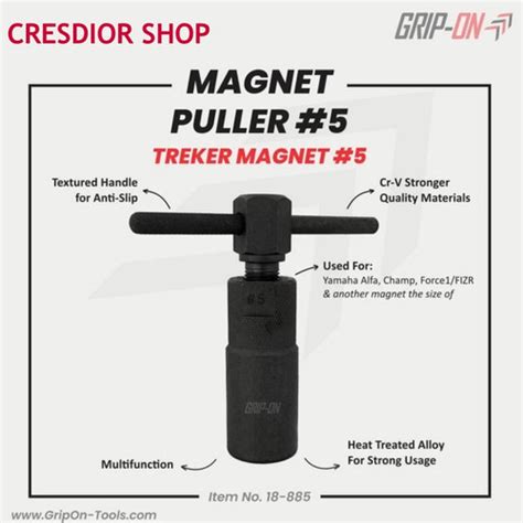 Jual treker magnet tracker no 5 #5 yamaha alfa champ force f1zr GRIP ON ...