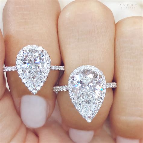 Pear Shape Diamond Engagement Rings – Ascot Diamonds