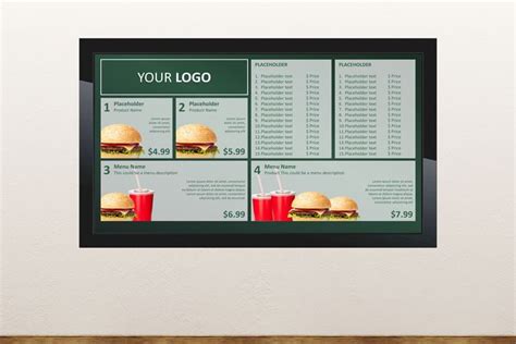 Image result for Digital Menu Board PowerPoint Template