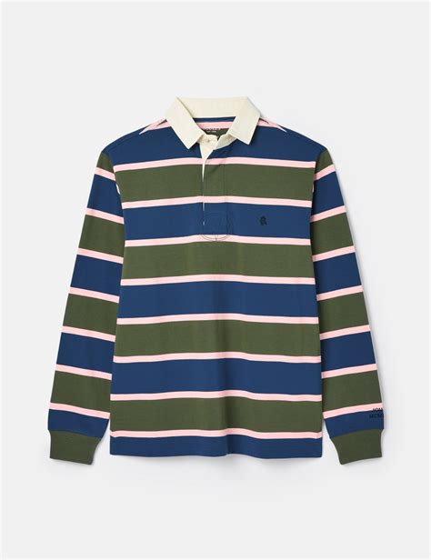 Pure Cotton Striped Long Sleeve Rugby Shirt | Joules | M&S
