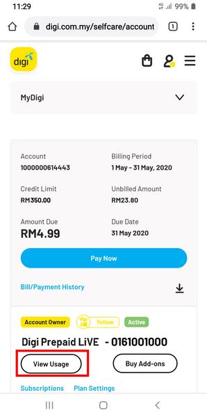 Digi Data. Check Balance 的图像结果