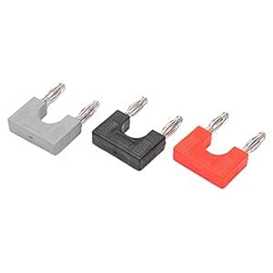 Ubervia® Double Row Plug, Banana Plug Red Black Gray Stable Nickel ...